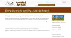 Desktop Screenshot of campingfreebies.com