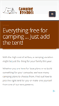 Mobile Screenshot of campingfreebies.com